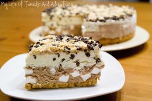 Smores Ice Cream Cake - My Lfe of Travels and Adventures