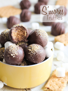 Smores Truffles - High Heels and Grills